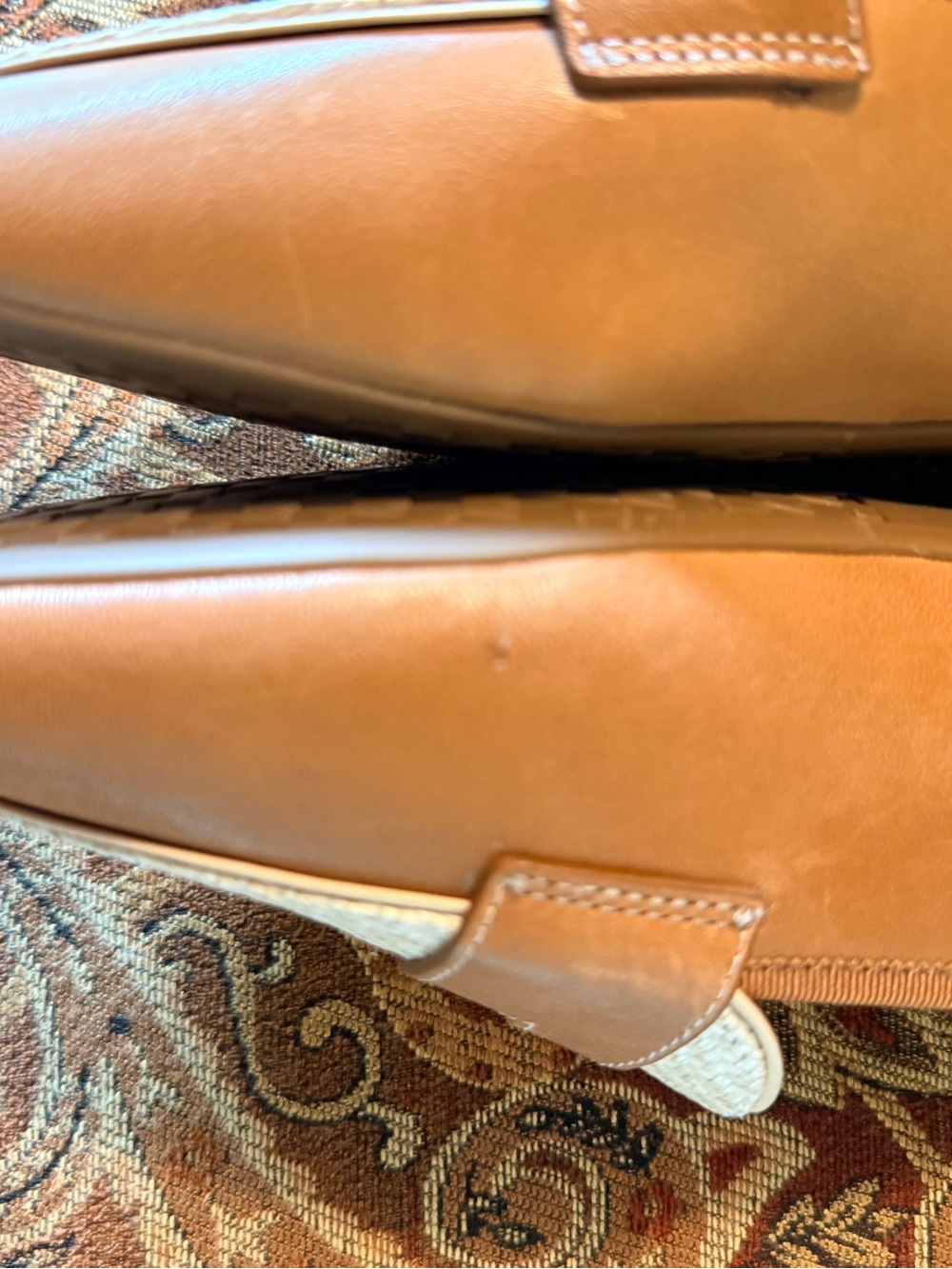 Birdies The Vesper. Slip on. 100% leather. Rubber sole. Cappuccino Raffia. 9.5 - Picture 6 of 12